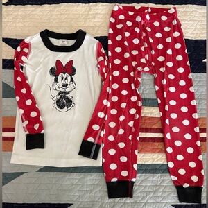Disney Minnie Mouse Red and White Pajama Set by Hanna Andersson